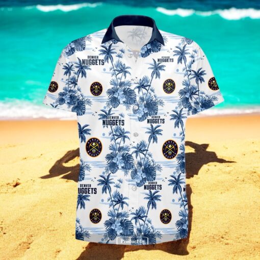 Denver Nuggets NBA Palm Tree Luxury For Summer Light Hawaiian Shirt