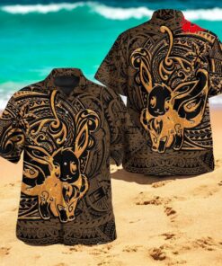 Eevee Polynesian Premium Design Hawaiian Shirt
