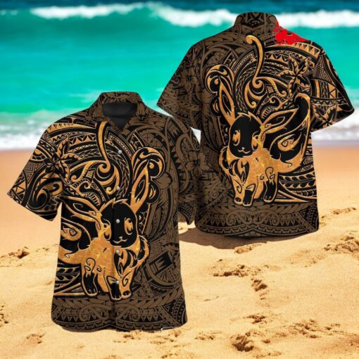 Eevee Polynesian Premium Design Hawaiian Shirt