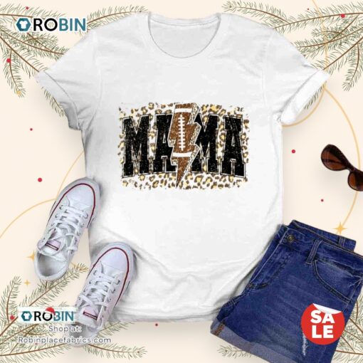 Football Mama Leopard Unisex Shirt
