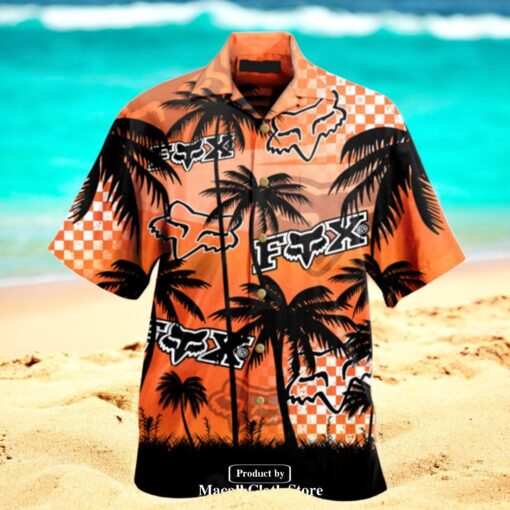 Fox Racing Tropical Coconut Tree Unisex Hawaiian Shirt