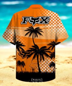 Fox Racing Tropical Coconut Tree Unisex Hawaiian Shirt