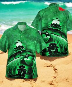 Galaxy Venusaur Design Hawaiian Shirt