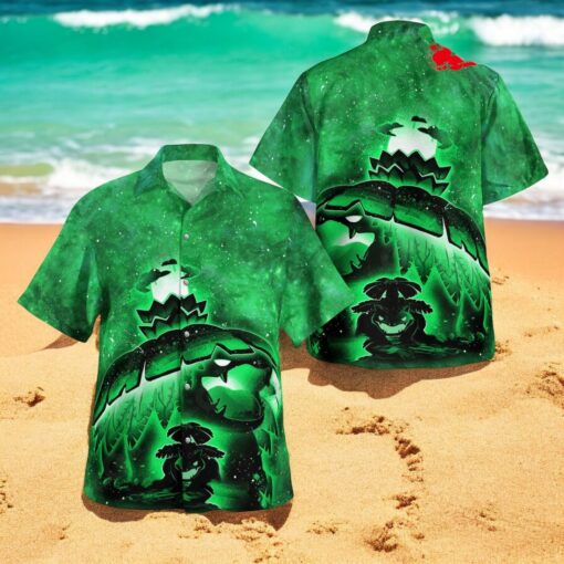Galaxy Venusaur Design Hawaiian Shirt