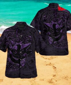 Gengar Polynesian Premium Design Hawaiian Shirt