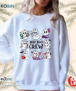 Ghost Boo Boo Crew Nurse Halloween Unisex Shirt