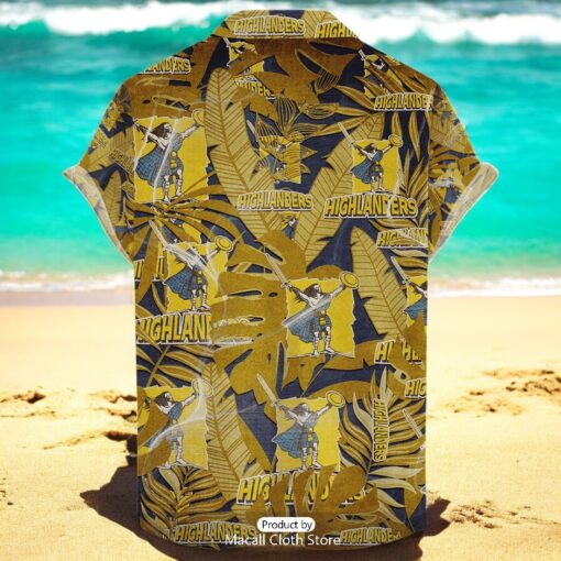 Highlanders Hawaiian Retro Logo Revolution Super Rugby