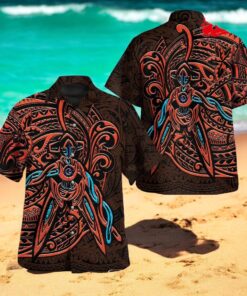 Hoopa Polynesian Premium Design Hawaiian Shirt