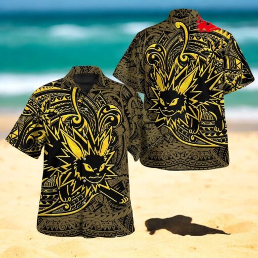 Jolteon Polynesian Premium Design Hawaiian Shirt