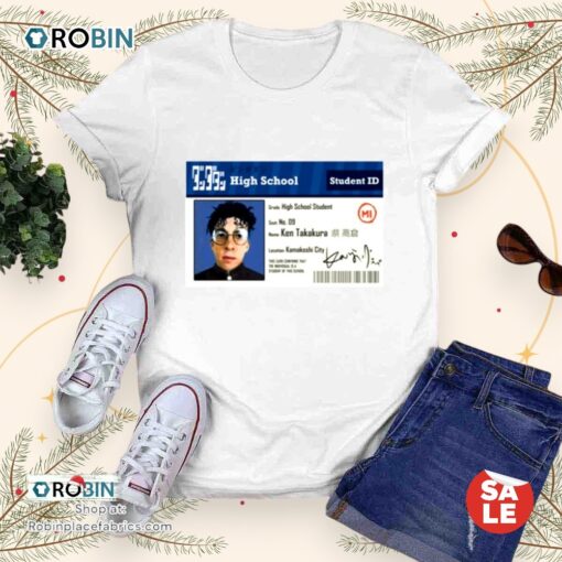 Ken Takakura This Card Confirms That The Individual Is A Student Of This School Unisex Shirt