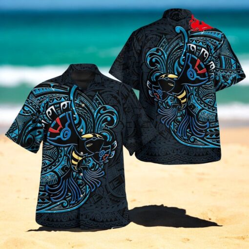 Kyogre Polynesian Premium Design Hawaiian Shirt