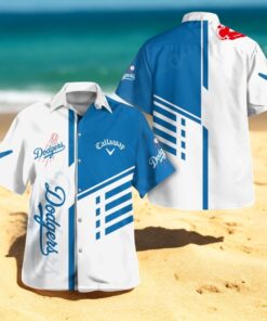 Los Angeles Dodgers x Callaway Mix White Blue Premium Hawaiian Shirt Los Angeles Dodgers x Callaway Mix White Blue Premium Hawaiian Shirt