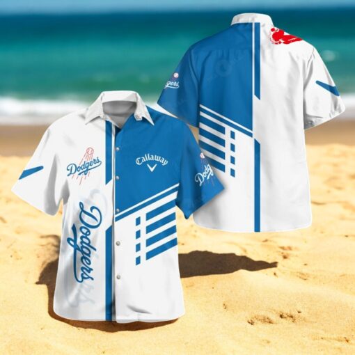 Los Angeles Dodgers x Callaway Mix White Blue Premium Hawaiian Shirt
