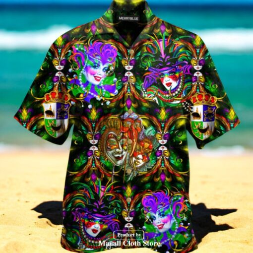 Luxury Happy Mardi Gras Hawaiian Shirt