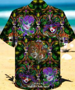 Luxury Happy Mardi Gras Hawaiian Shirt