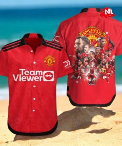 Manchester United For Sports Fans Premium Red Hawaiian Shirt