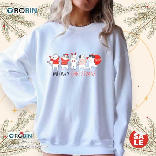 Meowy Christmas Unisex Shirt