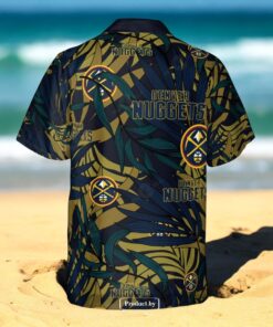 NBA Denver Nuggets Palm Tree Champions Green Hawaiian Shirt