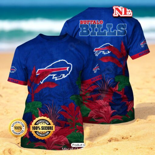 NEW Buffalo Bills NFL Flower Summer Football Hawaii Shirt