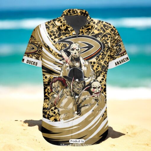NEW NHL Anaheim Ducks Special Design For Halloween Hawaiian Shirt