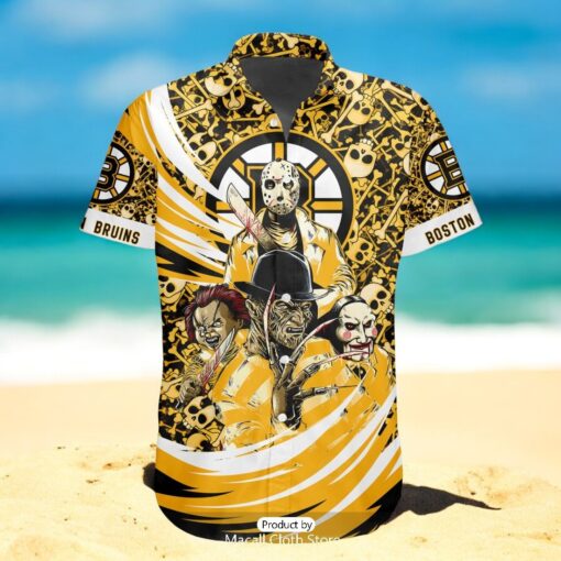 NEW NHL Boston Bruins Special Design For Halloween Hawaiian Shirt