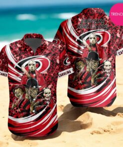 NEW NHL Carolina Hurricanes Special Design For Halloween Hawaiian Shirt NEW NHL Carolina Hurricanes Special Design For Halloween Hawaiian Shirt