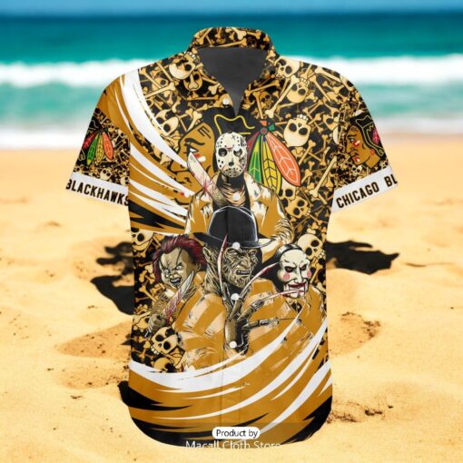 NEW NHL Chicago Blackhawks Special Design For Halloween Hawaiian Shirt