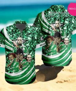 NEW NHL Dallas Stars Special Design For Halloween Hawaiian Shirt NEW NHL Dallas Stars Special Design For Halloween Hawaiian Shirt