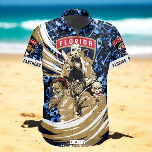 NEW NHL Florida Panthers Special Design For Halloween Hawaiian Shirt
