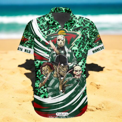 NEW NHL Minnesota Wild Special Design For Halloween Hawaiian Shirt