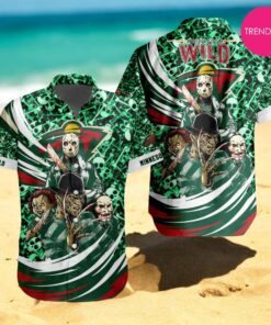 NEW NHL Minnesota Wild Special Design For Halloween Hawaiian Shirt NEW NHL Minnesota Wild Special Design For Halloween Hawaiian Shirt