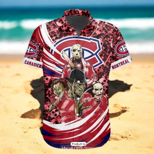 NEW NHL Montreal Canadiens Special Design For Halloween Hawaiian Shirt