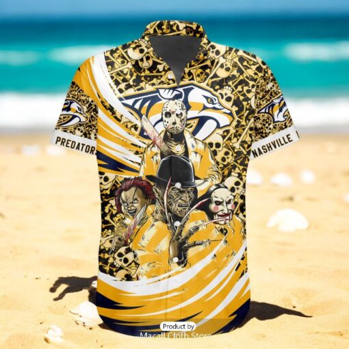 NEW NHL Nashville Predators Special Design For Halloween Hawaiian Shirt