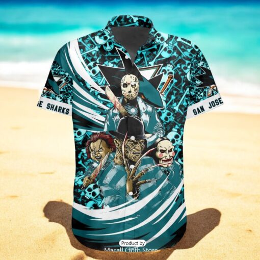 NEW NHL San Jose Sharks Special Design For Halloween Hawaiian Shirt