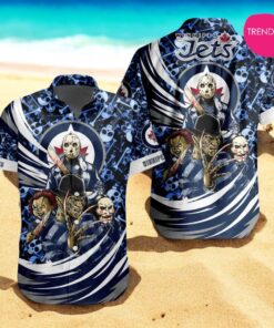 NEW NHL Winnipeg Jets Special Design For Halloween Hawaiian Shirt