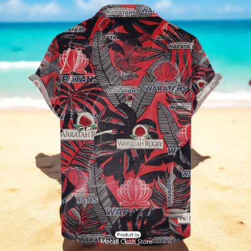 New South Wales Waratahs Hawaiian Retro Logo Revolution Super Rugby