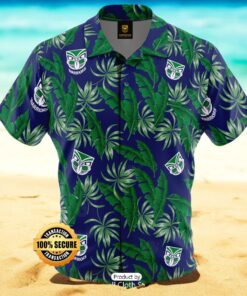 New Zealand Warriors Palm Tree NRL Hawaiian Shirt