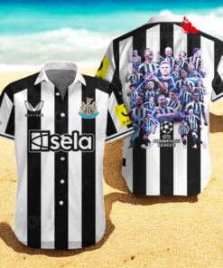 Newcastle United Champions League Premium Sports Line Hawaiian Shirt Newcastle United Champions League Premium Sports Line Hawaiian Shirt