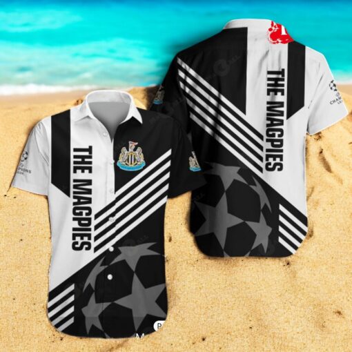 Newcastle United Luxury Stars Patterns Hawaiian Shirt