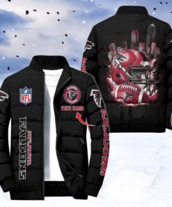NFL Atlanta Falcons Puffer Jacket, Falcons Merchandise NFL Atlanta Falcons Puffer Jacket, Falcons Merchandise