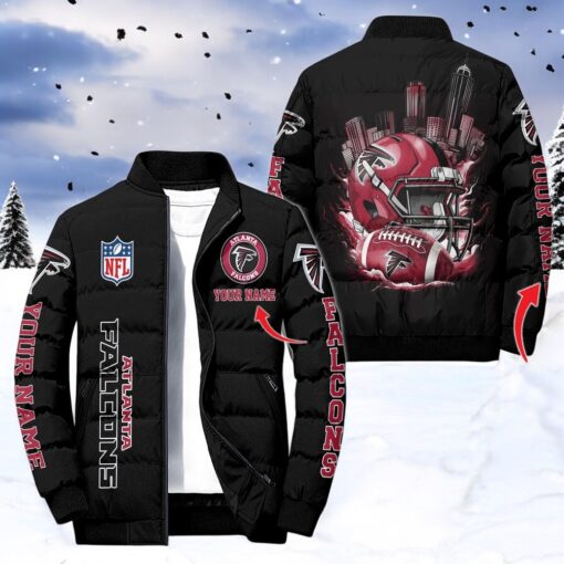 NFL Atlanta Falcons Puffer Jacket, Falcons Merchandise