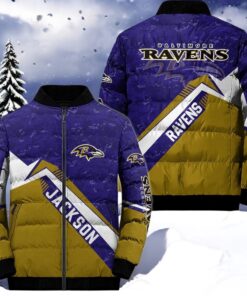 NFL Baltimore Ravens Puffer Jacket, Ravens Gifts NFL Baltimore Ravens Puffer Jacket, Ravens Gifts