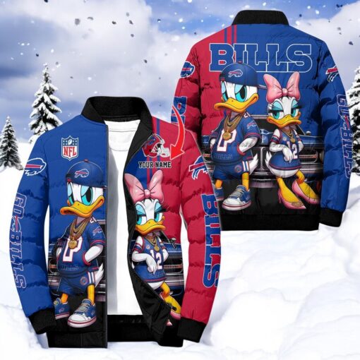 NFL Buffalo Bills Puffer Jacket Donald Duck, Bills Team Gifts