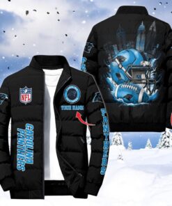 NFL Carolina Panthers Puffer Jacket, Carolina Panthers Clothing