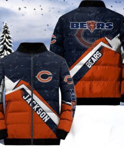 NFL Chicago Bears Puffer Jacket, Chicago Bears Team Gifts