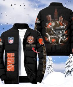 NFL Cleveland Browns Puffer Jacket, Cleveland Browns Merchandise