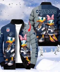NFL Dallas Cowboys Puffer Jacket Donald Duck, Dallas Cowboys Gear