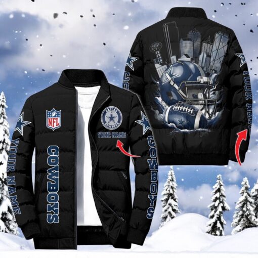 NFL Dallas Cowboys Puffer Jacket, Cowboys Unique Gifts