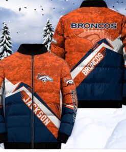NFL Denver Broncos Puffer Jacket, Denver Broncos Unique Gifts