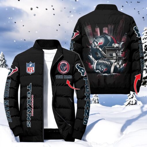 NFL Houston Texans Puffer Jacket, Texans Fan Shirt